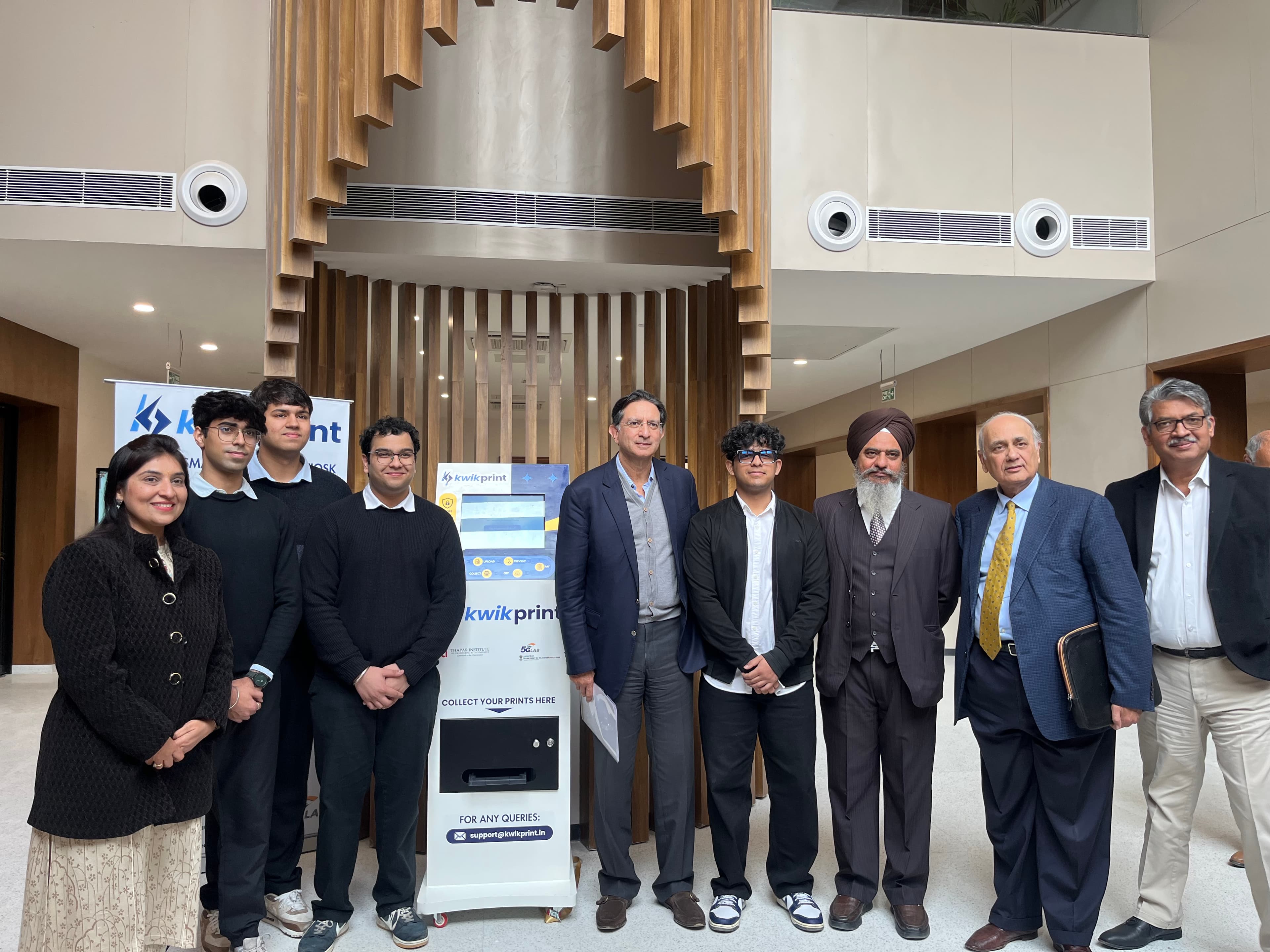 KwikPrint Inaugurates Its First Smart Printing Kiosk at Thapar Institute of Engineering & Technology